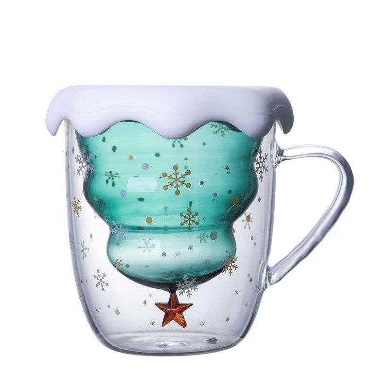 European-Inspired Double-Layered Glass Mug - Shop Jobie
