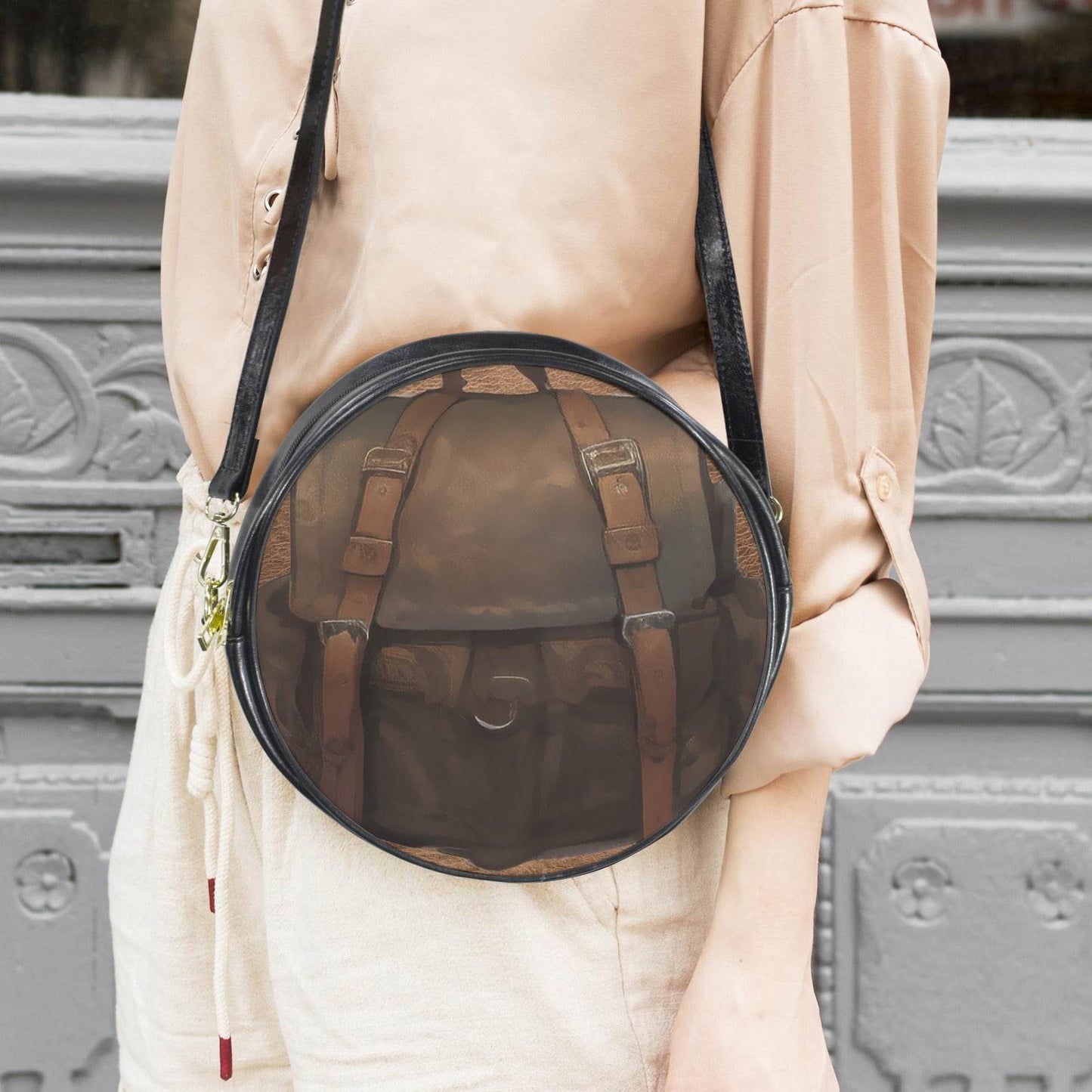 Steampunk Round Messenger Bag - Shop Jobie
