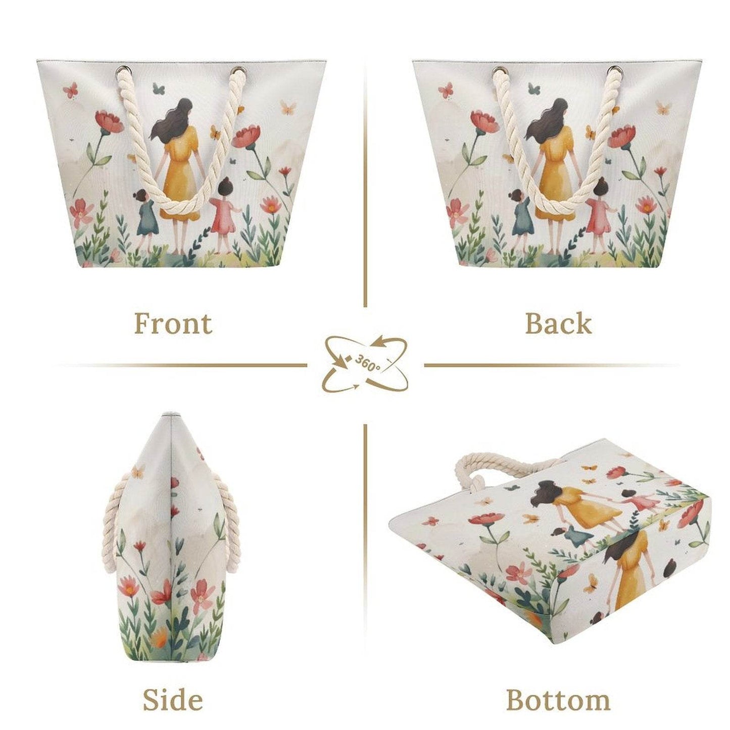 Hemp Rope Tote Bag - Shop Jobie