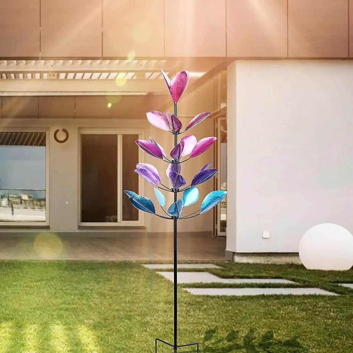 Wind Spinner - Tulip The Latest 360-degree Metal Windmill - Shop Jobie