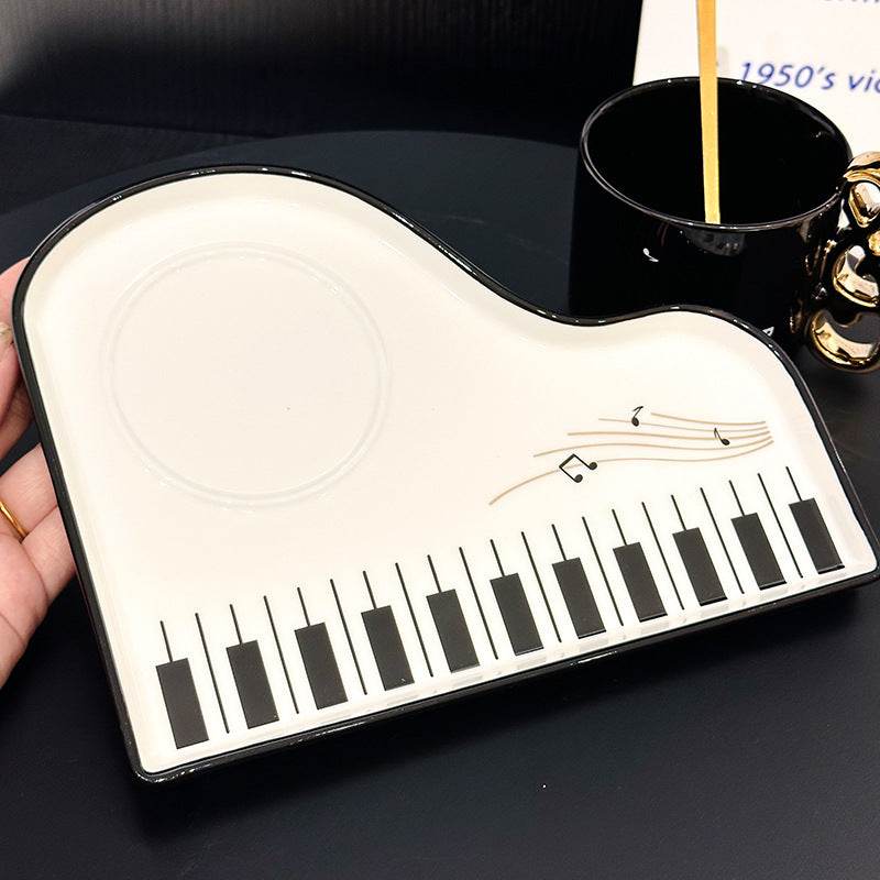 Music Lovers Piano Key Cup and Saucer Set - Shop Jobie