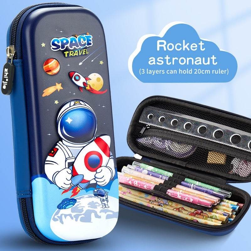 3D Leather Box Pencil Case - Shop Jobie