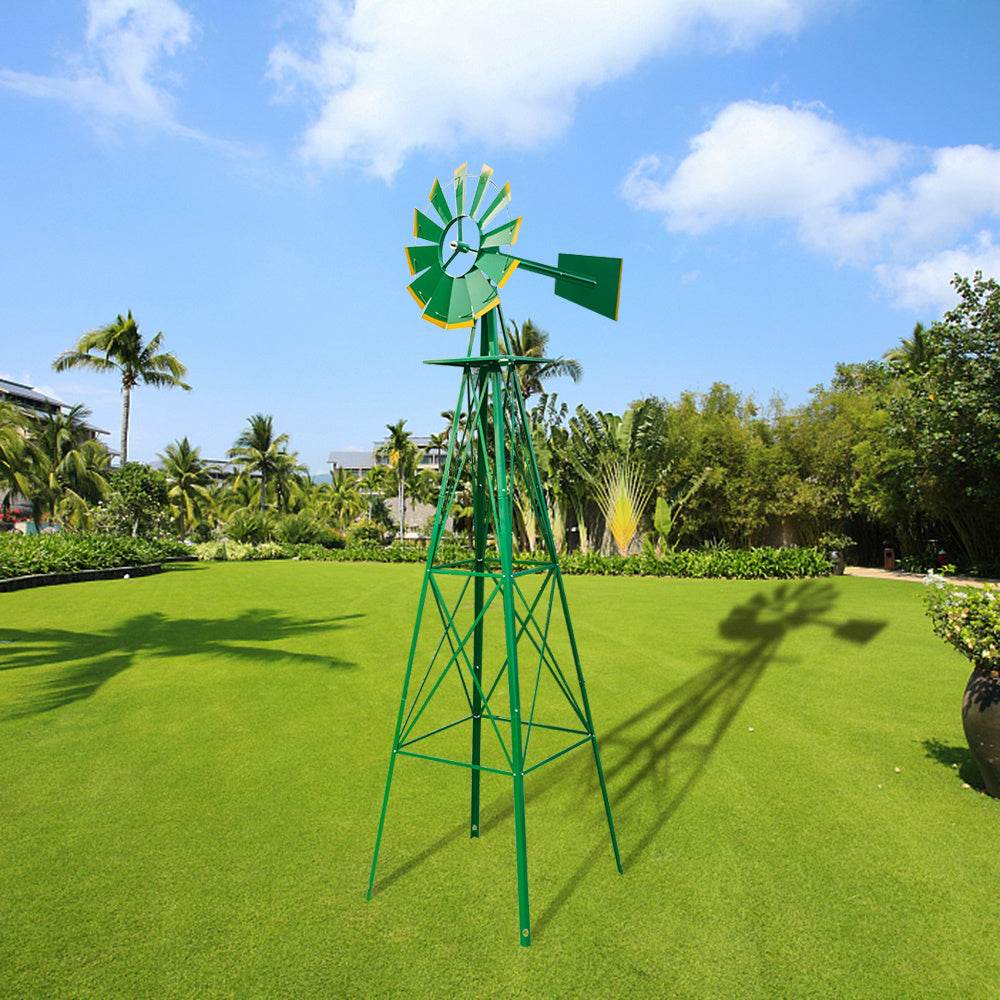Windmill - 8FT Green Garden Windmill - Shop Jobie