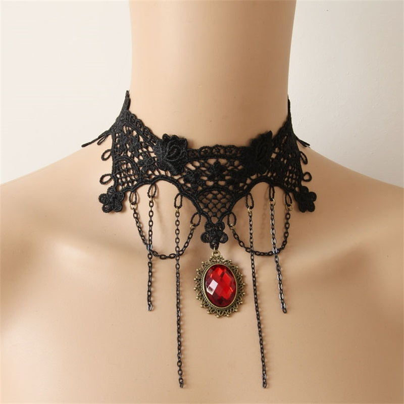 Ancient Wedding Goth Punk Fashion Clavicle Necklace