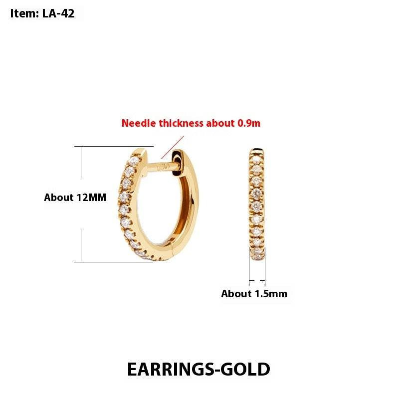 925 Sterling Silver Hoop Earrings - Shop Jobie