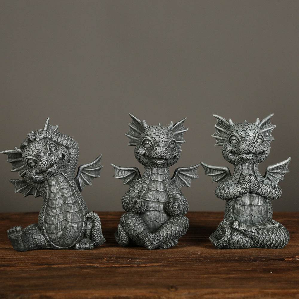 Reading Dragon Statue - Shop Jobie