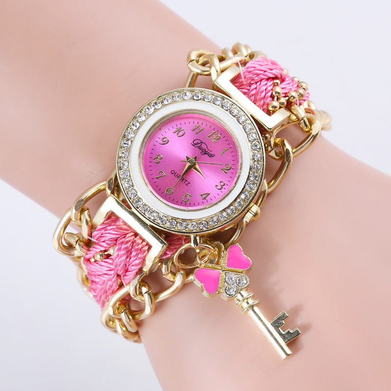 Braided Rope Ladies Bracelet Watch