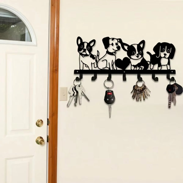 Silhouette - Iron Cartoon Puppy Wall Art