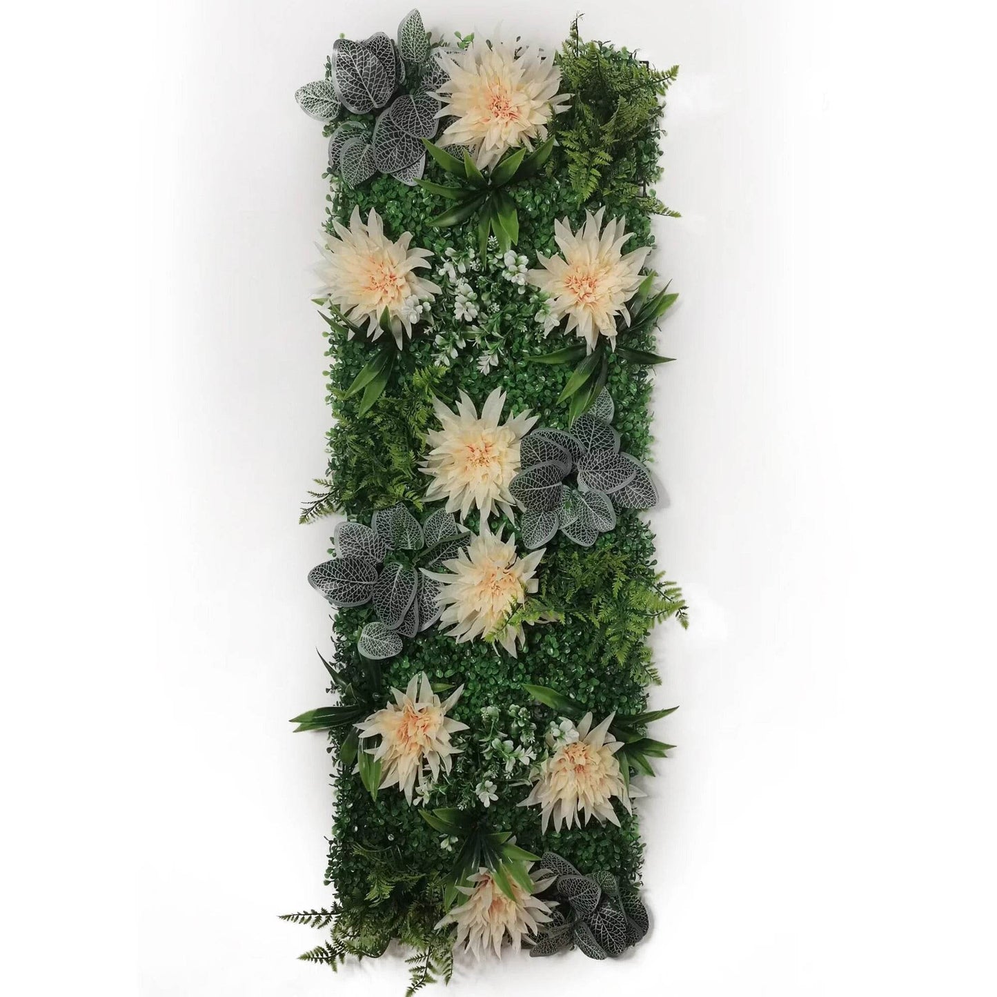 Artificial Plant Lawn Backdrop - Dahlia-Like Flowers - Shop Jobie