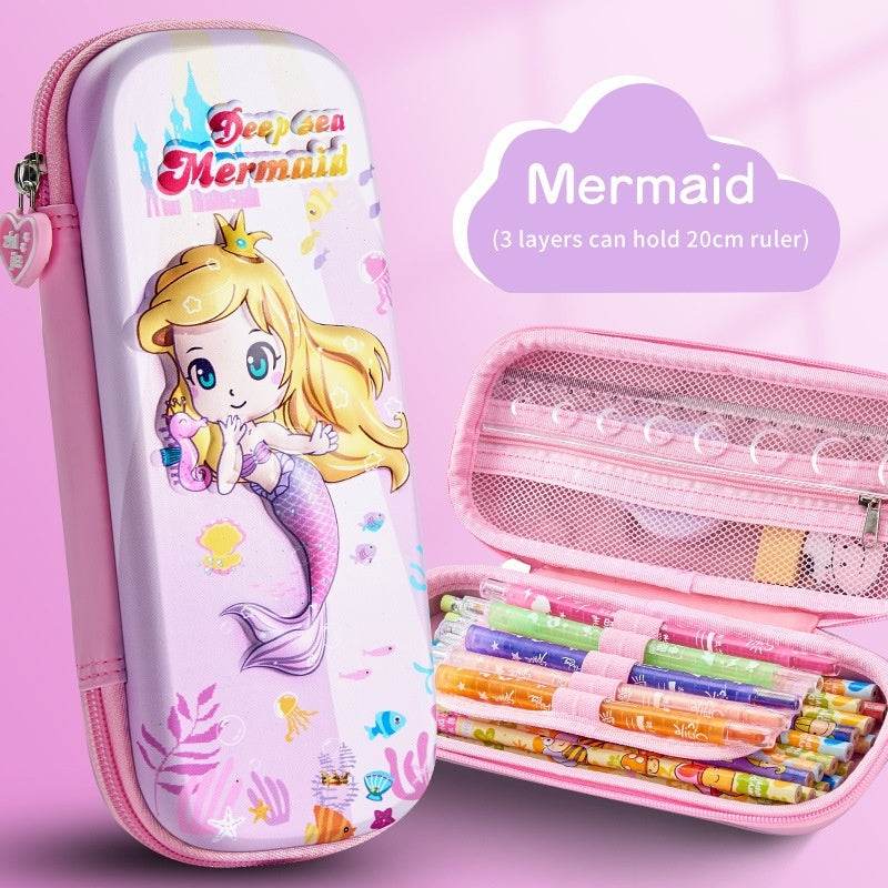 3D Leather Box Pencil Case - Shop Jobie