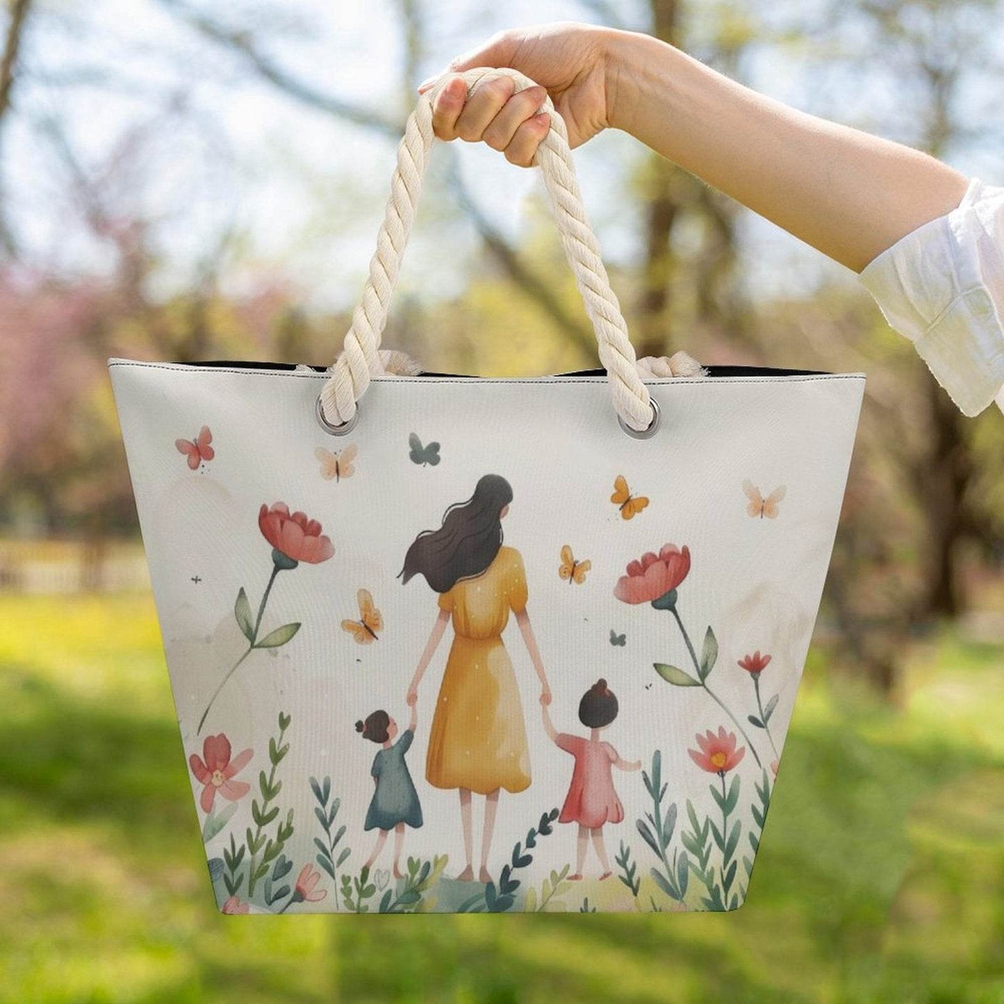 Hemp Rope Tote Bag - Shop Jobie