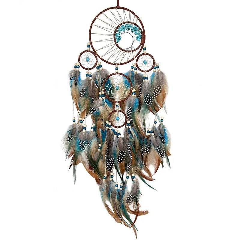 Dream Catcher Lucky Tree w/Turquoise Natural Stone - Shop Jobie
