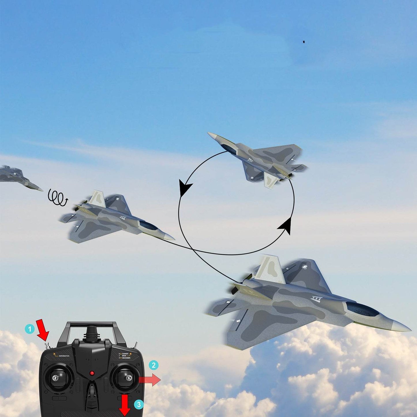 Flight Control Electric Remote Fighter - Shop Jobie