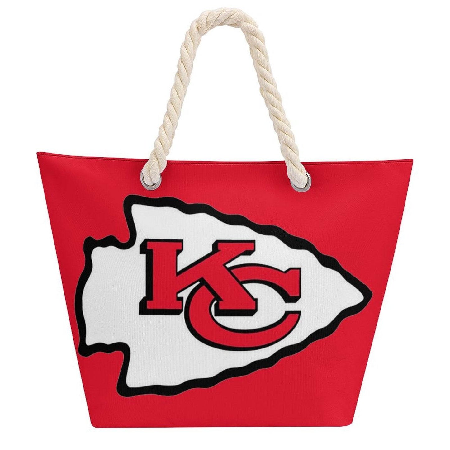 KC CHIEFS Hemp Rope Tote Bag - Shop Jobie