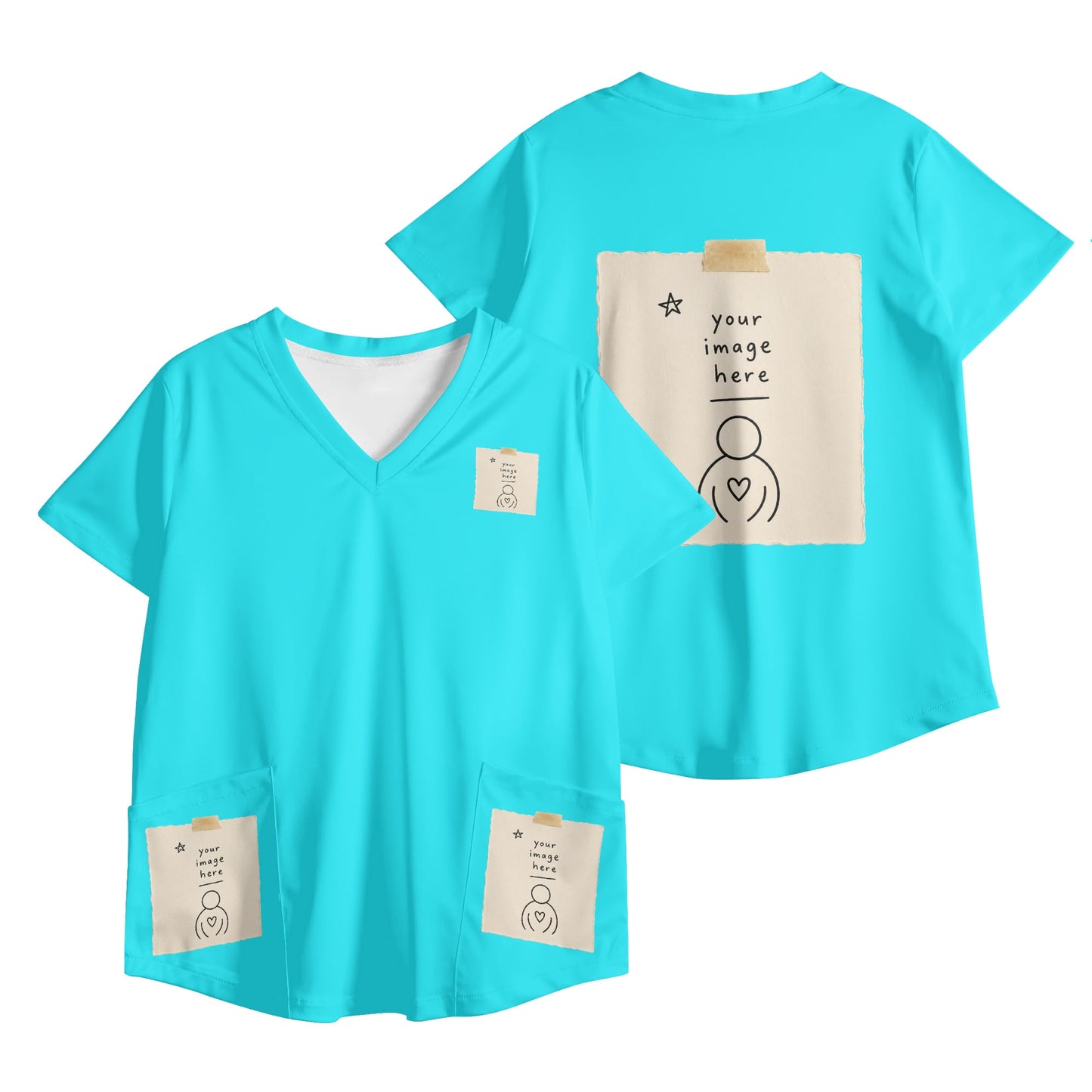 Designer Scrub Tops!