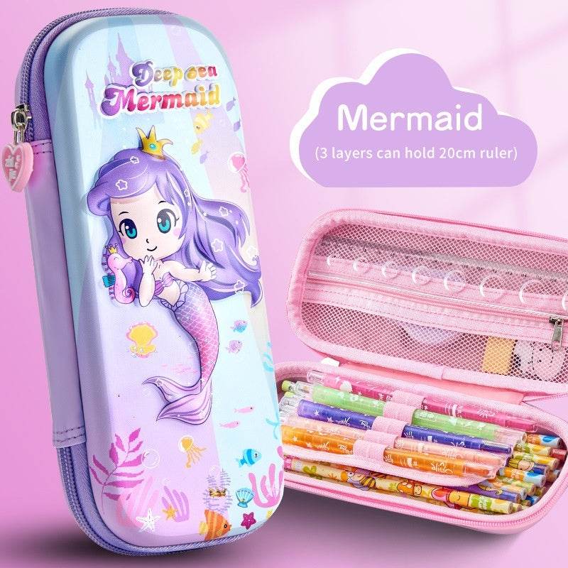 3D Leather Box Pencil Case - Shop Jobie