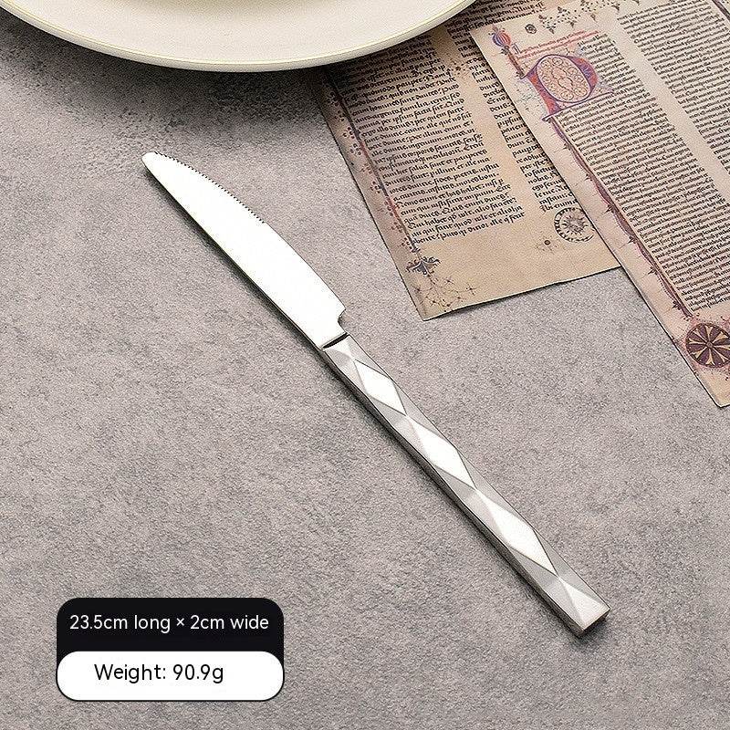 Nordic-inspired Square Handle Knife, Fork, and Spoon set - Shop Jobie