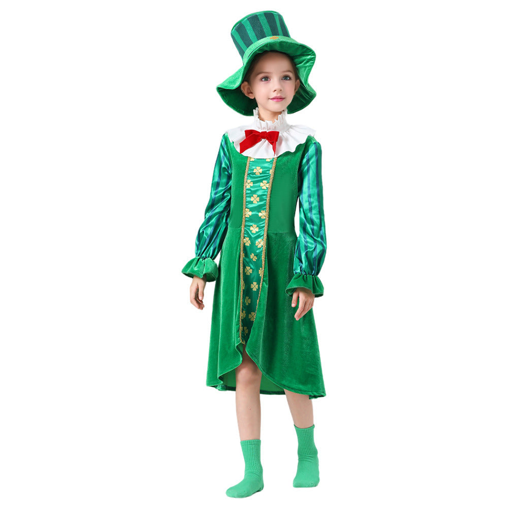 Kiddos St Patrick's Day Irish Cosplay Costume
