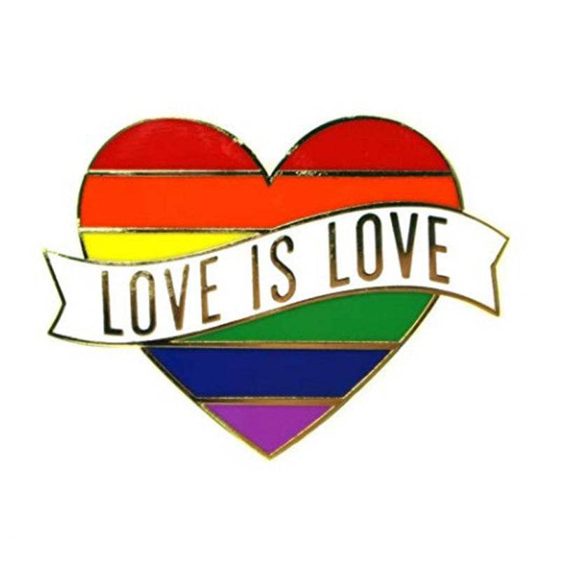 LGBT Love Is Love Pin - Shop Jobie