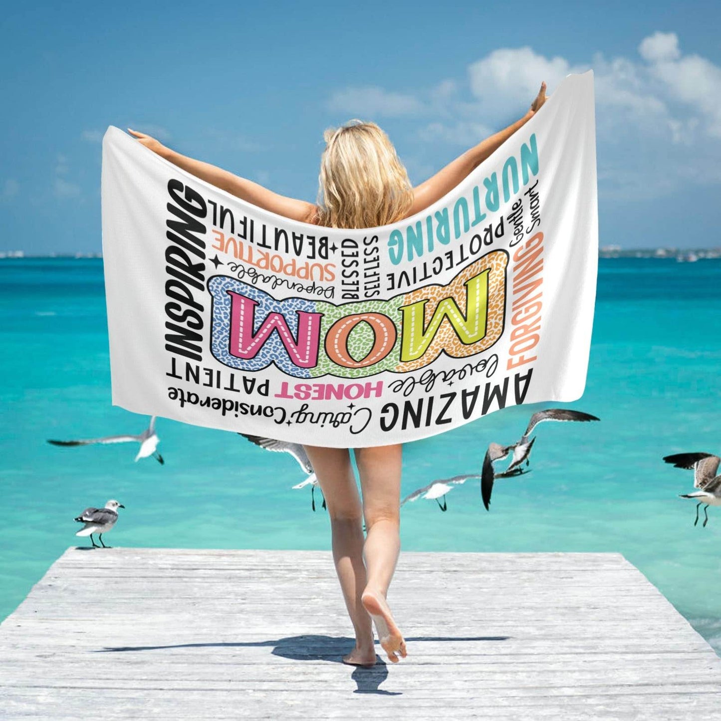 Mom's Day Beach Towel - Shop Jobie