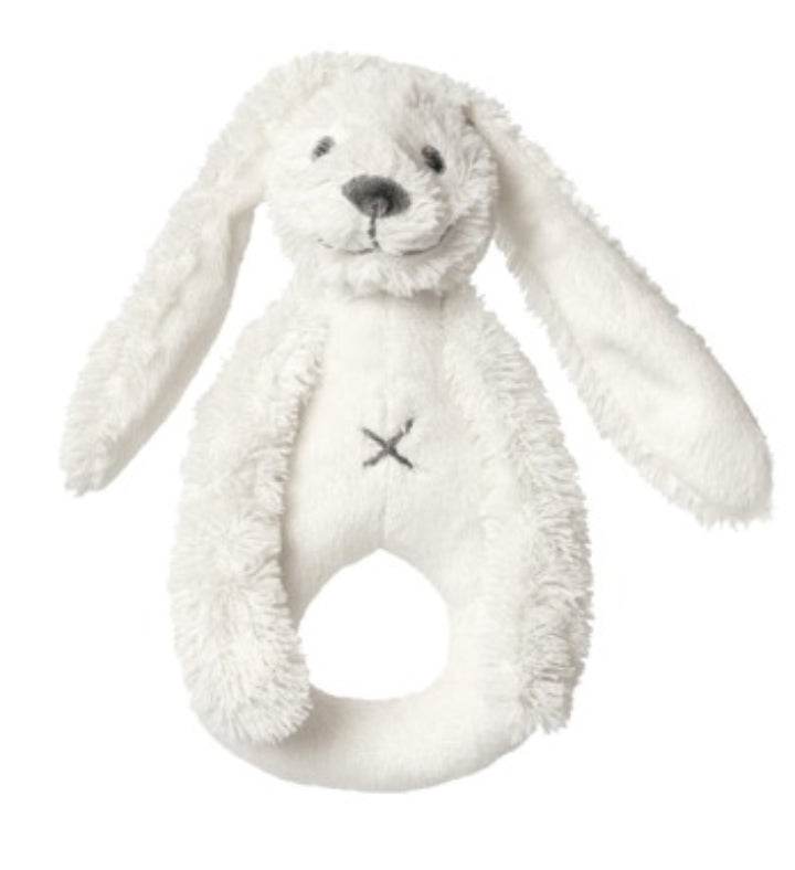 Ivory Rabbit Richie Rattle by Happy Horse - Shop Jobie