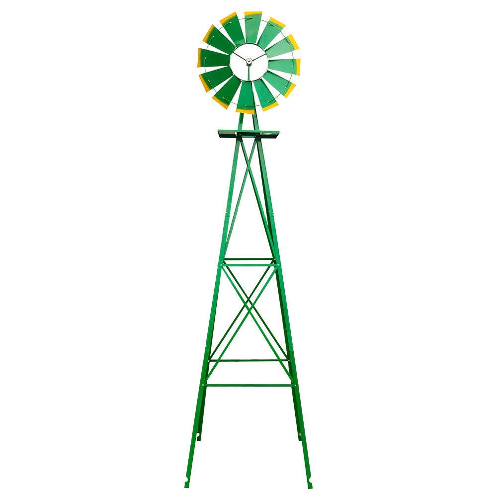 Windmill - 8FT Green Garden Windmill - Shop Jobie