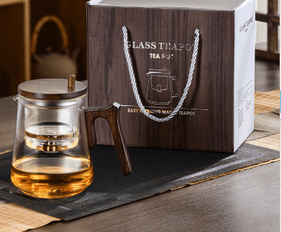Steeped to Perfection - Elegant Glass Tea Pot Set! - Shop Jobie