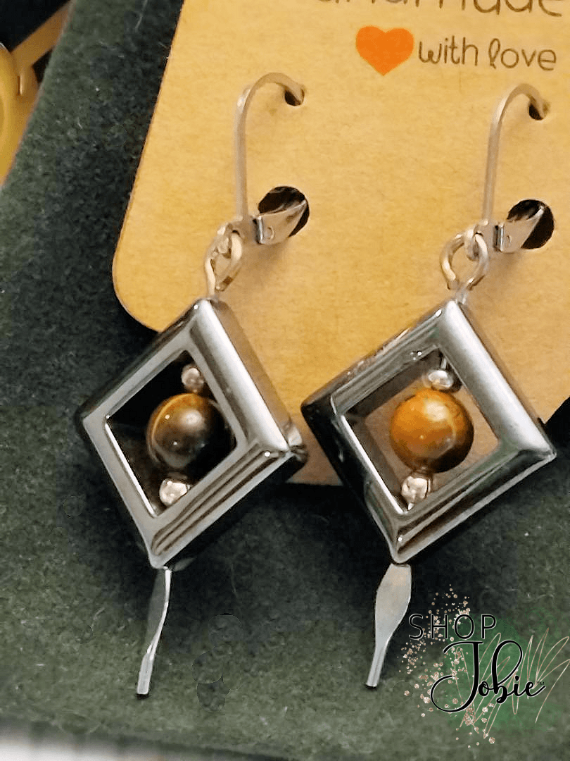 Diamond-Ball Earrings - Shop Jobie