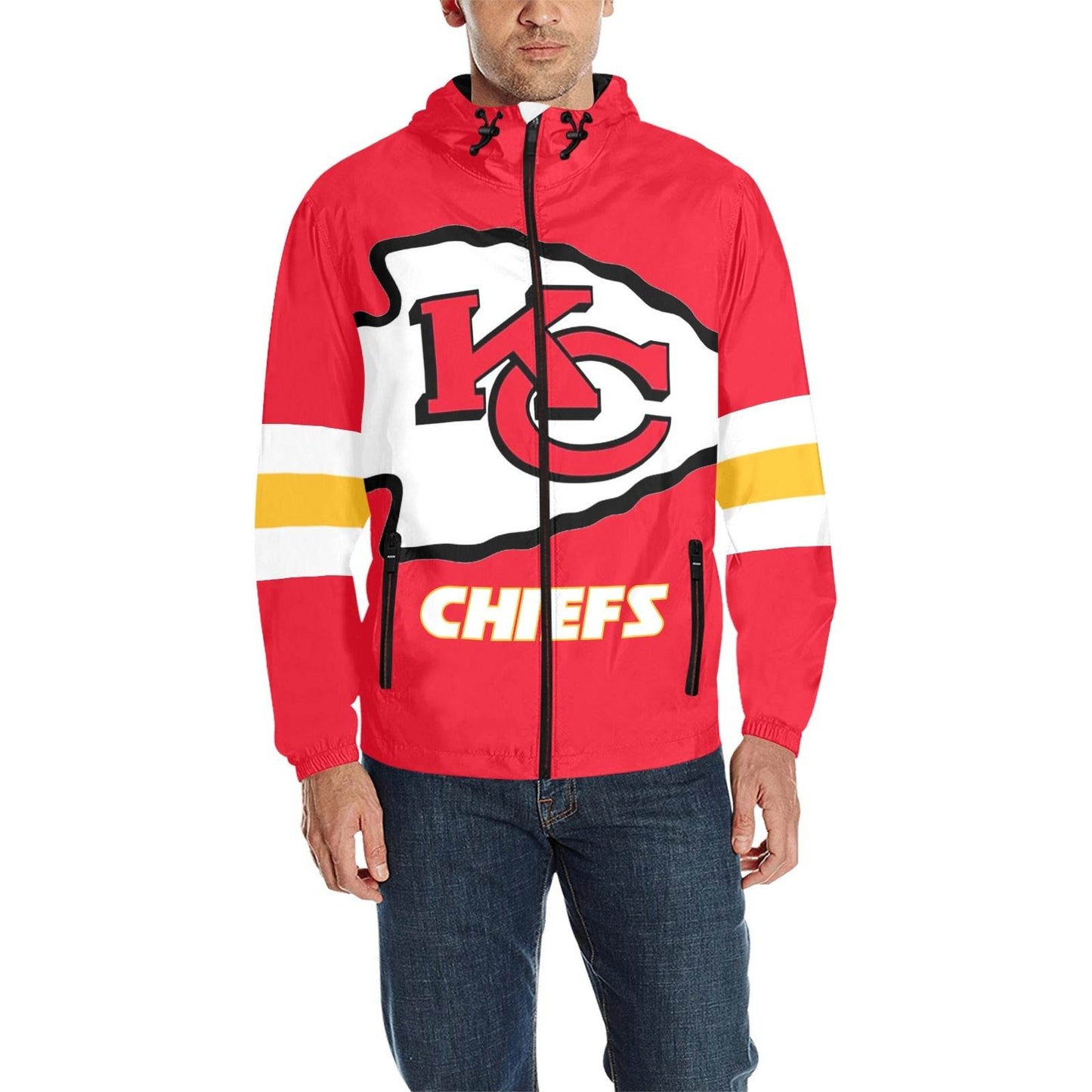 KC Chiefs Men's Quilted Windbreaker - Shop Jobie