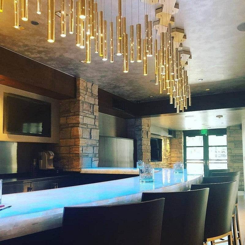 Carved Hollow Tube Bar Chandelier - Shop Jobie