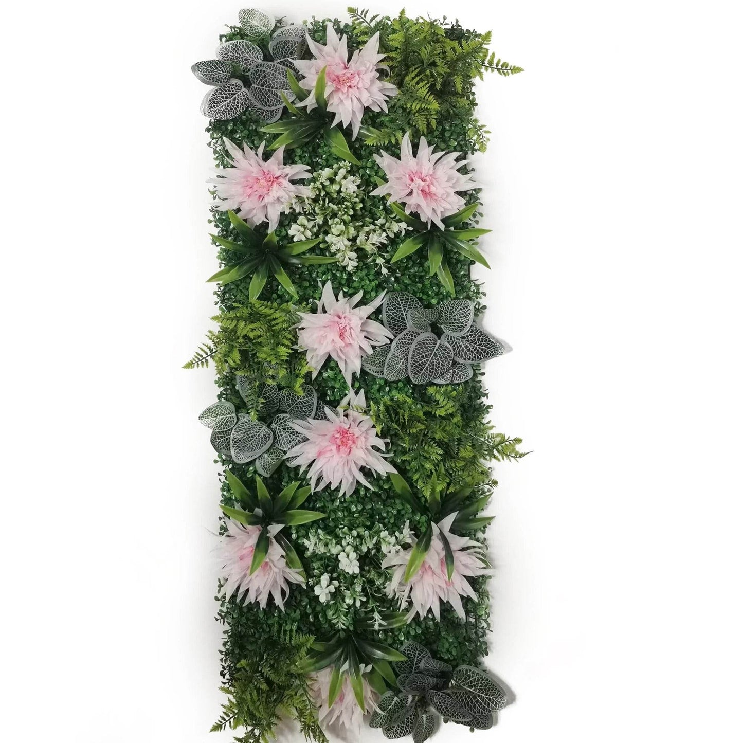Artificial Plant Lawn Backdrop - Dahlia-Like Flowers - Shop Jobie
