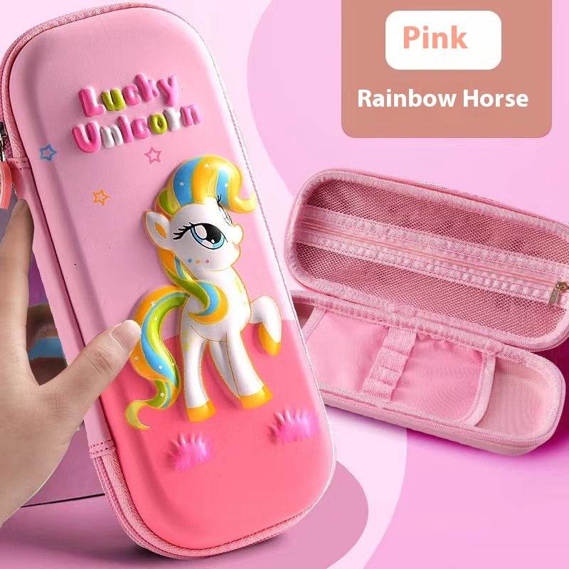 3D Leather Box Pencil Case - Shop Jobie