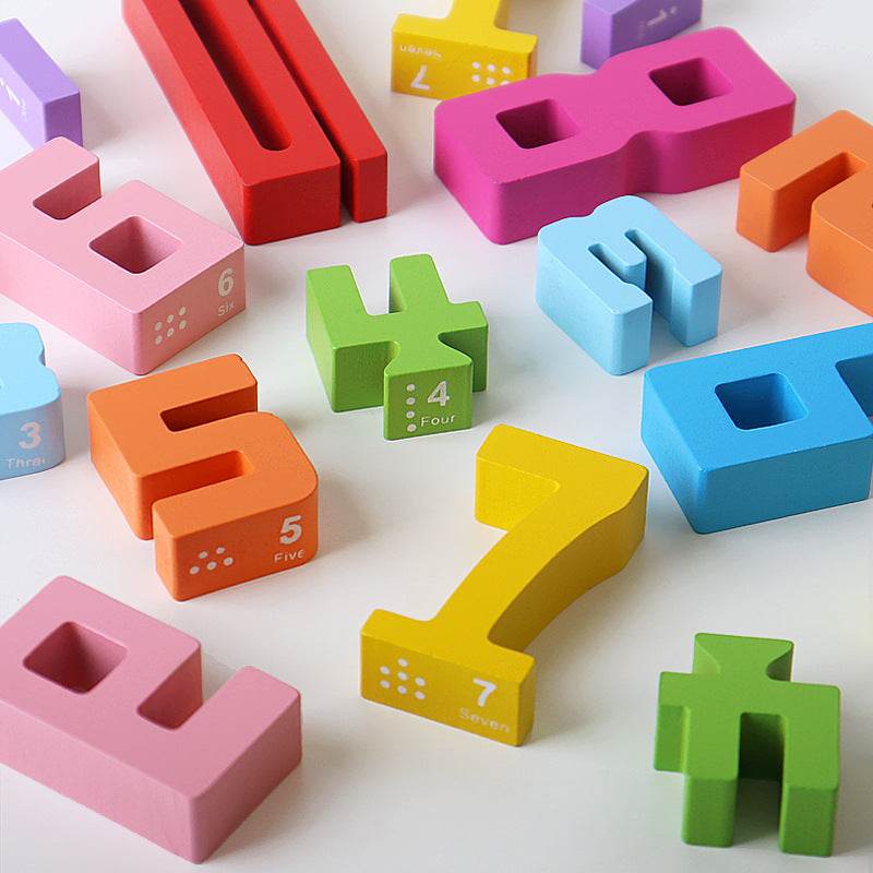 Learn Math! 3D Numbers Building Blocks - Shop Jobie