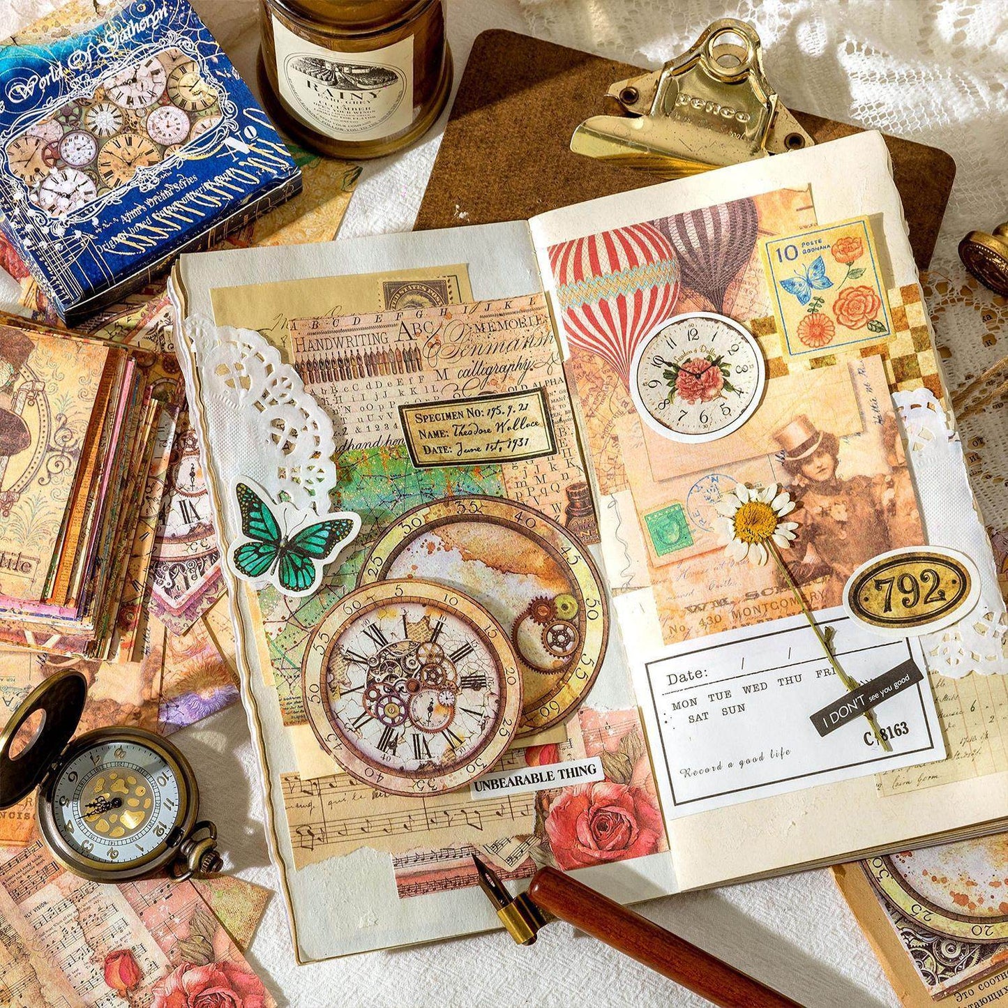DIY Scrapbooking Paper - Vintage Pattern