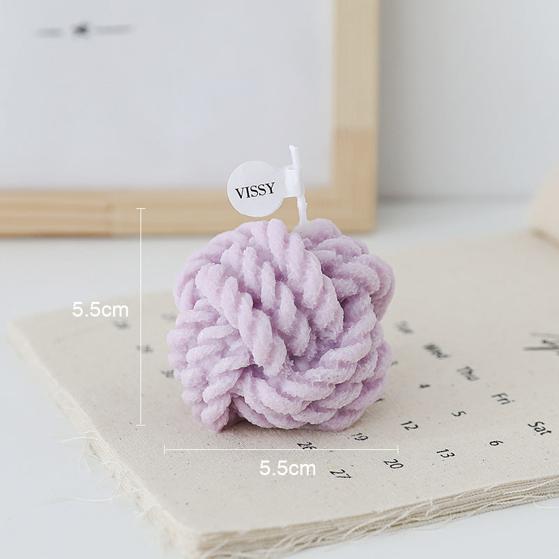 Aromatherapy Small Yarnball Candles