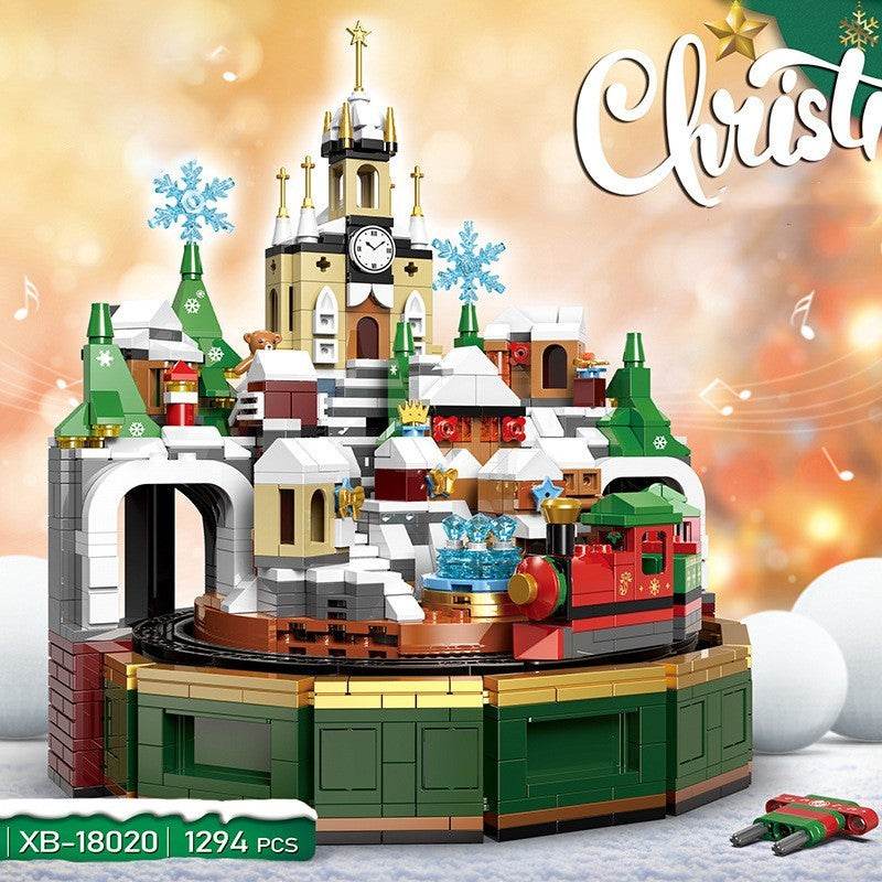 Gingerbread House Building Block Music Box DIY Kit - Shop Jobie