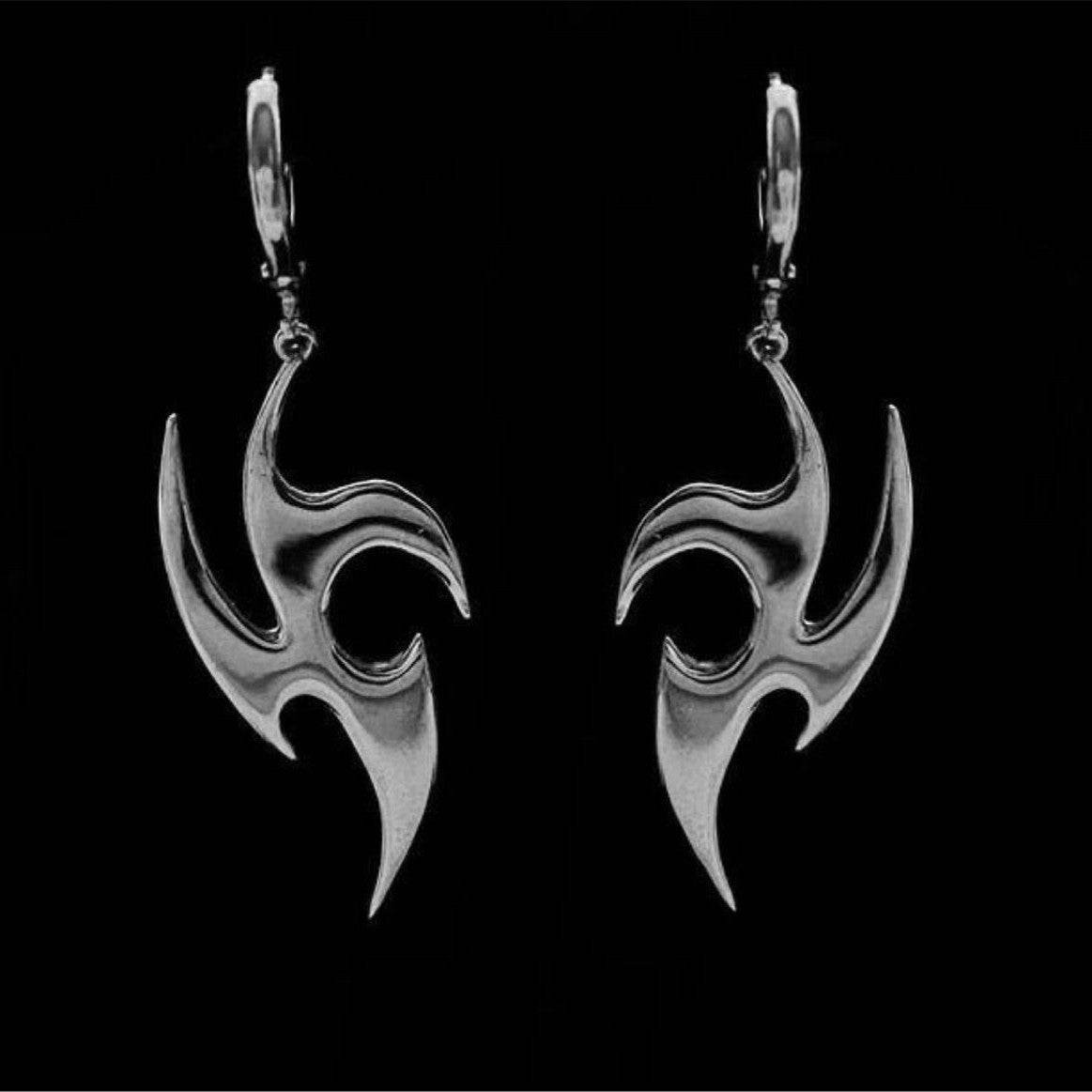 Hip Hop Flame Drop Earrings - Shop Jobie