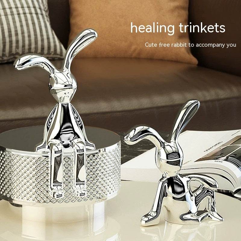 Cartoon Sitting Long Eared Rabbit - Shop Jobie