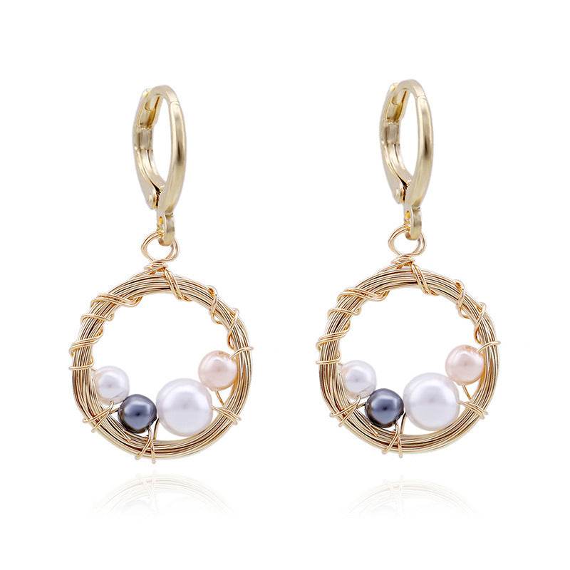 Light Luxury Ocean Series Pearl Earrings - Shop Jobie