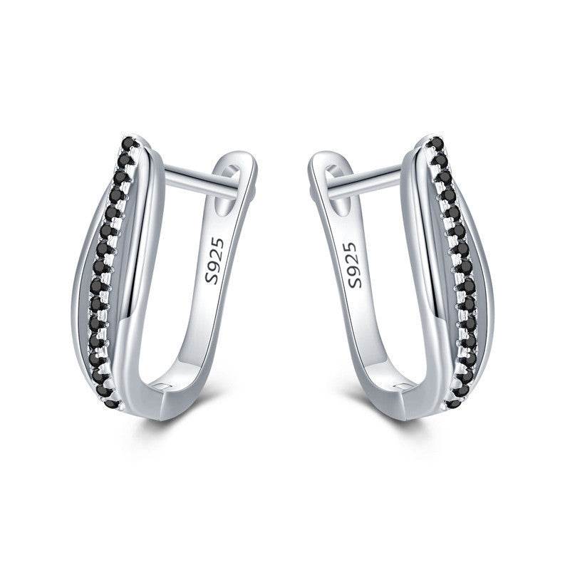 Retro Copper Zircon Earrings 925S - Shop Jobie