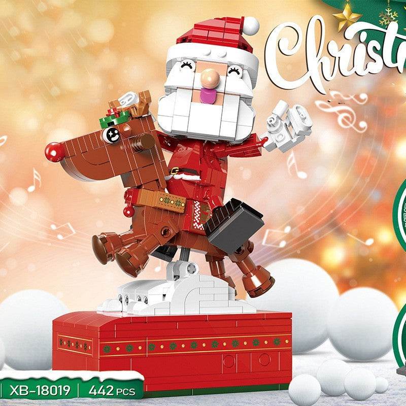 Gingerbread House Building Block Music Box DIY Kit - Shop Jobie