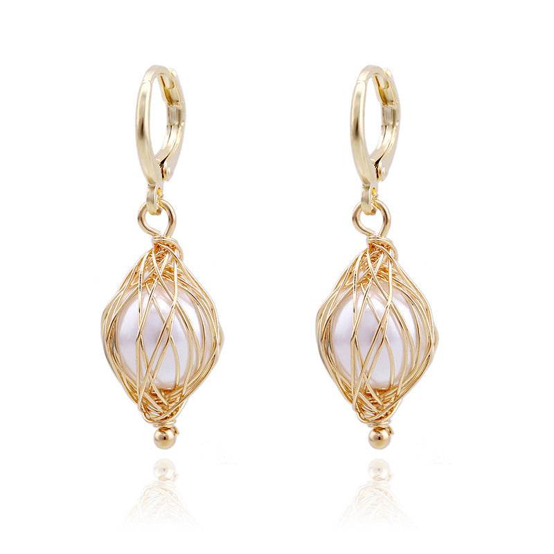 Light Luxury Ocean Series Pearl Earrings - Shop Jobie