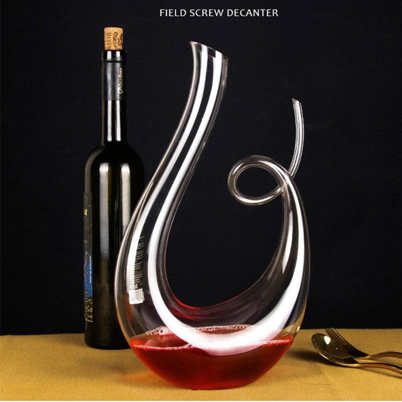 Light luxury U-Shaped Harp Wine Decanter - Shop Jobie