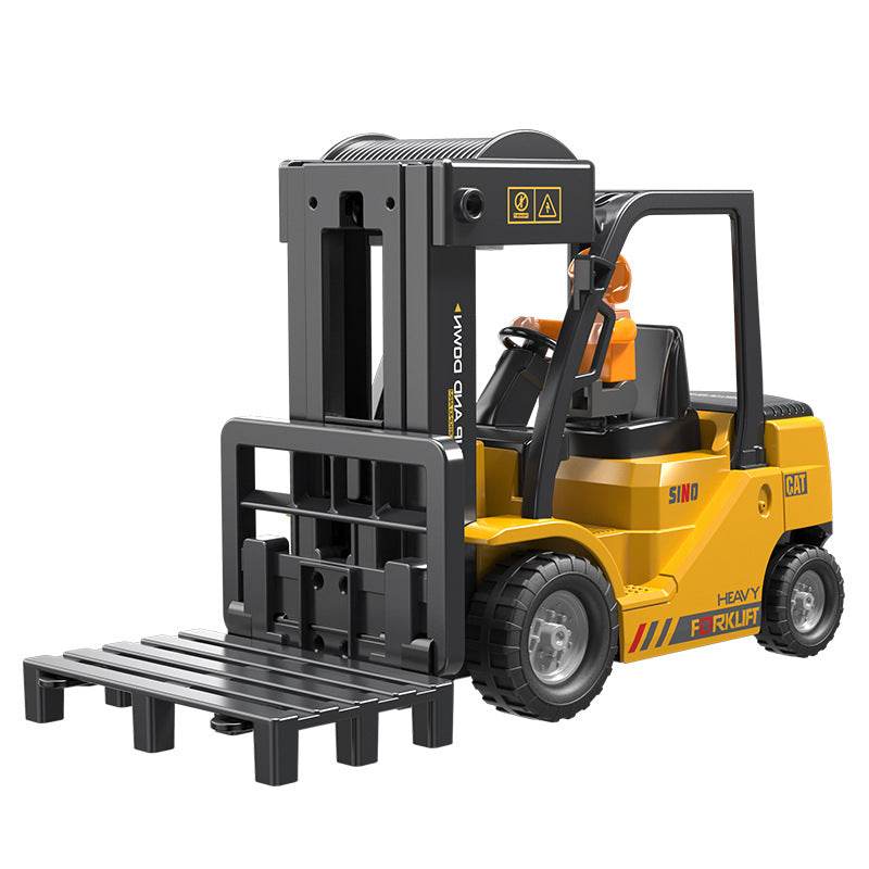Little Curious Engineers! Remote Control Forklift w/Light, Music, & Spray - Shop Jobie