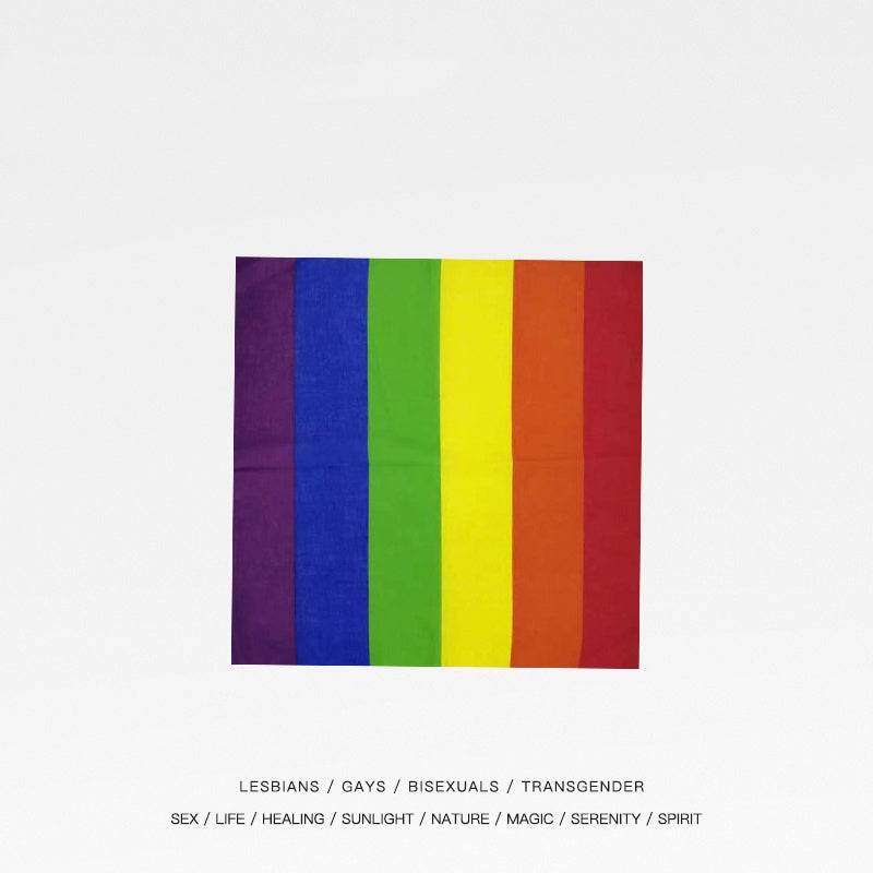 Rainbow LGBT Square Scarf - Shop Jobie