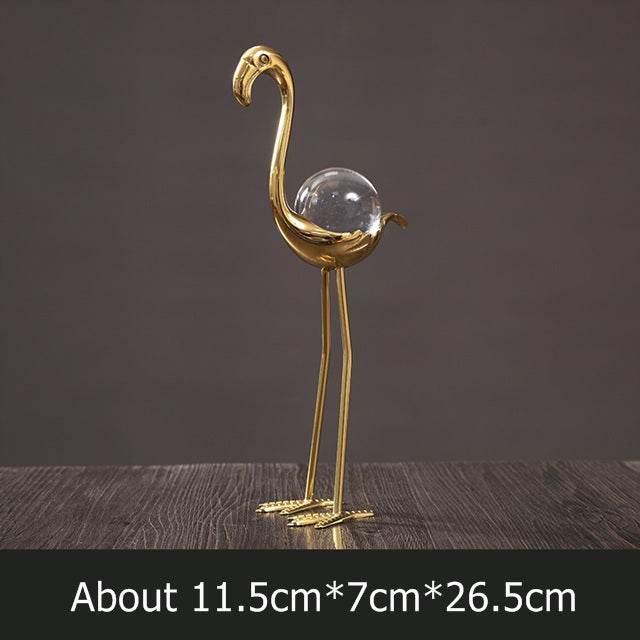 Flamingo Ball Statue - Shop Jobie