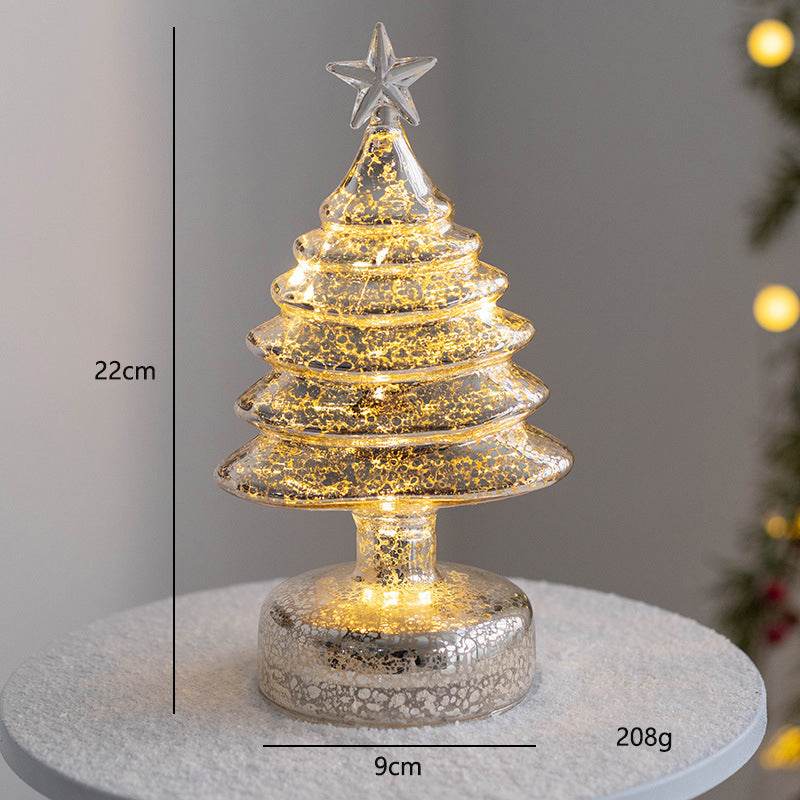 Lux Glass Christmas Tree Figurines - Shop Jobie