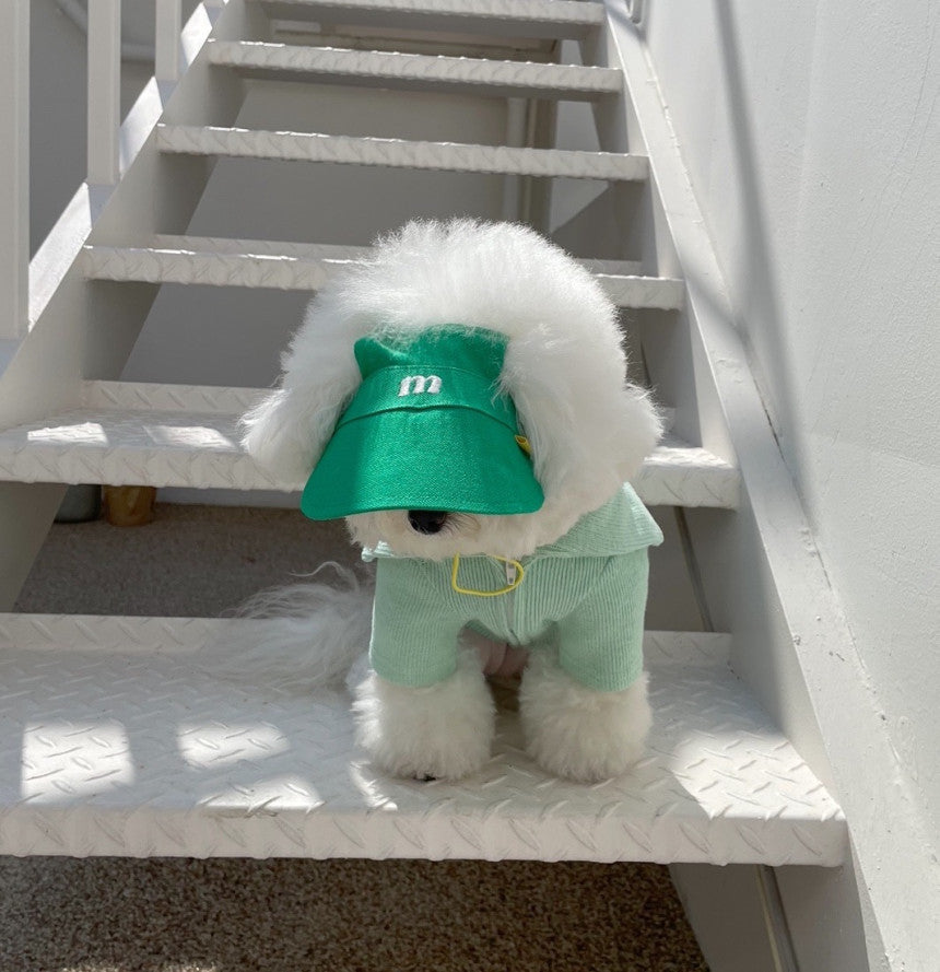 Embroidered "M" Sun Pet Hat