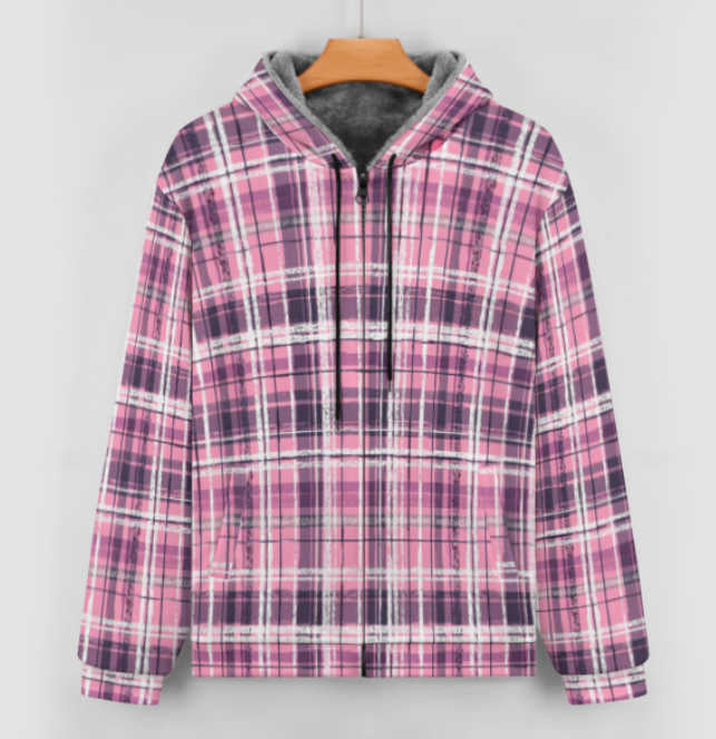 Double Layer Fleece Zippered Hoodies