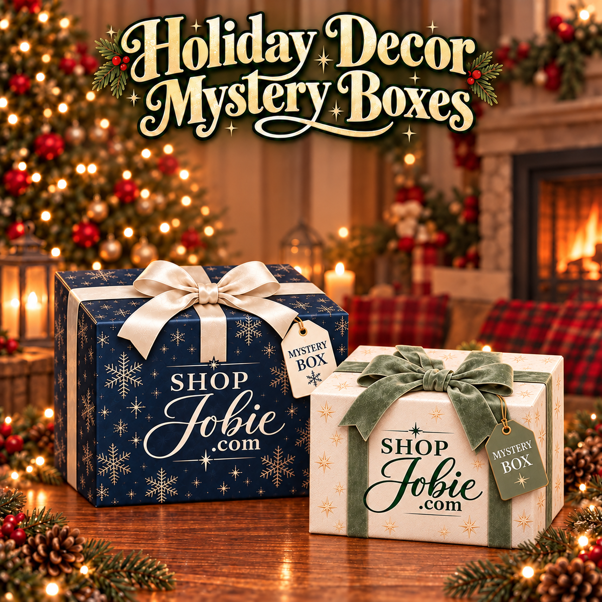 HOLIDAY DECOR MYSTERY BOXES